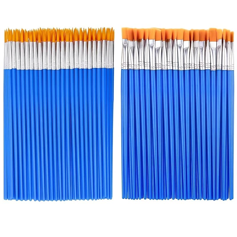 100 pennelli in nylon, pennelli per colorare graffiti, penne per disegno a linee, pennelli per pittura artistica, pennelli artistici, penne per graffiti dipinti