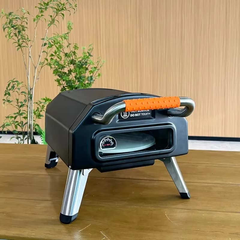 Forno per pizza Rotante per pietra Piccolo forno a gas per esterni Pizza in vendita