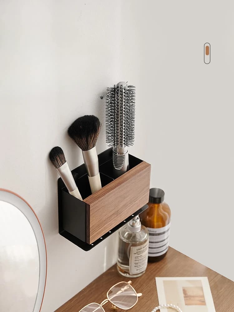 Dentifricio portaspettine per WC con tubo portaoggetti per spazzole cosmetiche