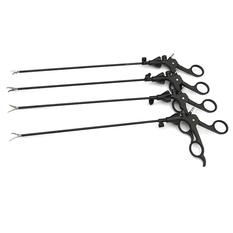 Reusable Laparoscopic Surgical Instruments, Medical Laparoscopy Surgery Forceps Graspers Scissors 5mm With Unlocked Handle