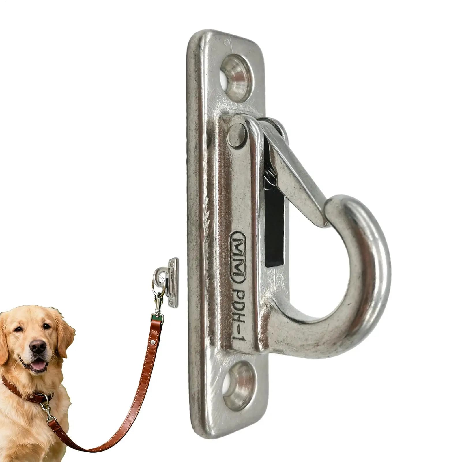 Supporto per Guinzagli per Cani, Gancio da Parete in Acciaio Inox per Guinzagli, per Recinzioni Esterne, Porta d'Ingresso, Soggiorno