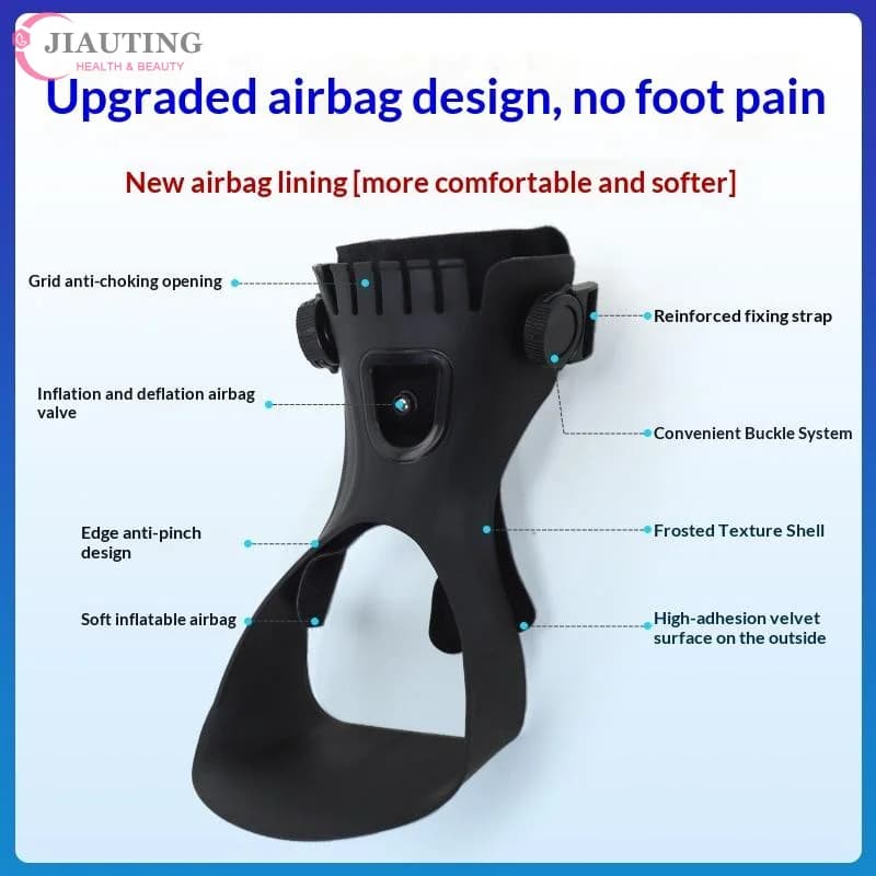 1PCS New plastic Drop Foot Brace Orthosis Drop Foot Ankle Support With Comfortable Adjustable Buckle For Stroke Shoes Walking