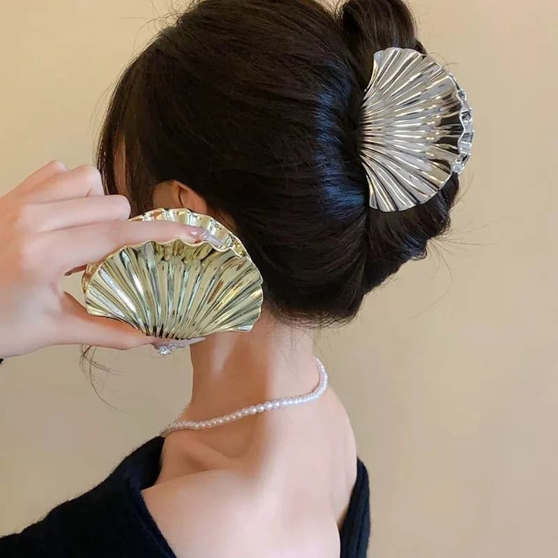 Elegante accessorio per capelli Guscio in plastica Artiglio per capelli Clip Posticci Decorazione per capelli per acconciare capelli lunghi con copricapo a tenuta sicura