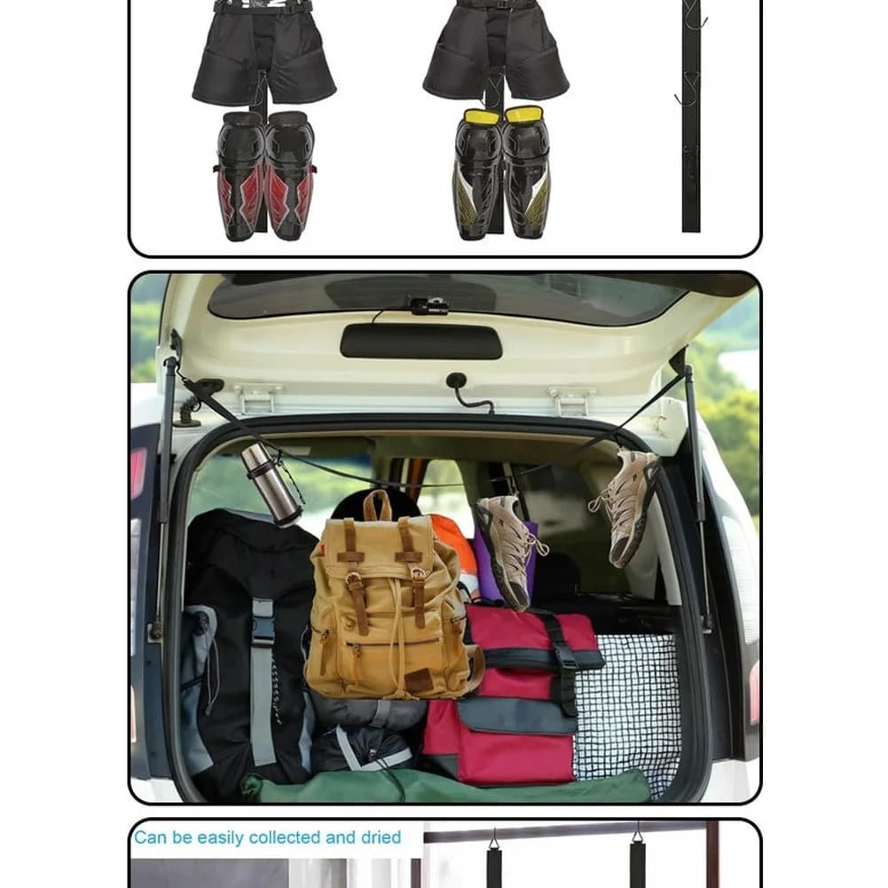 Polyester Hockey Clothes Hanger for Drying For Sports Gear Football Equipment Camping Wet Clothing Garage Dorm RV Use