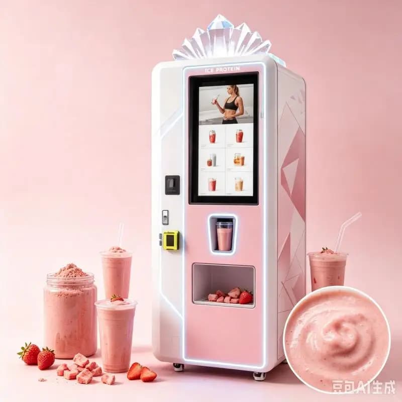 Customized Protein Shake Vending Machine Smart Protein Powder Dispenser Automatic Blender Gym Training Center Machine
