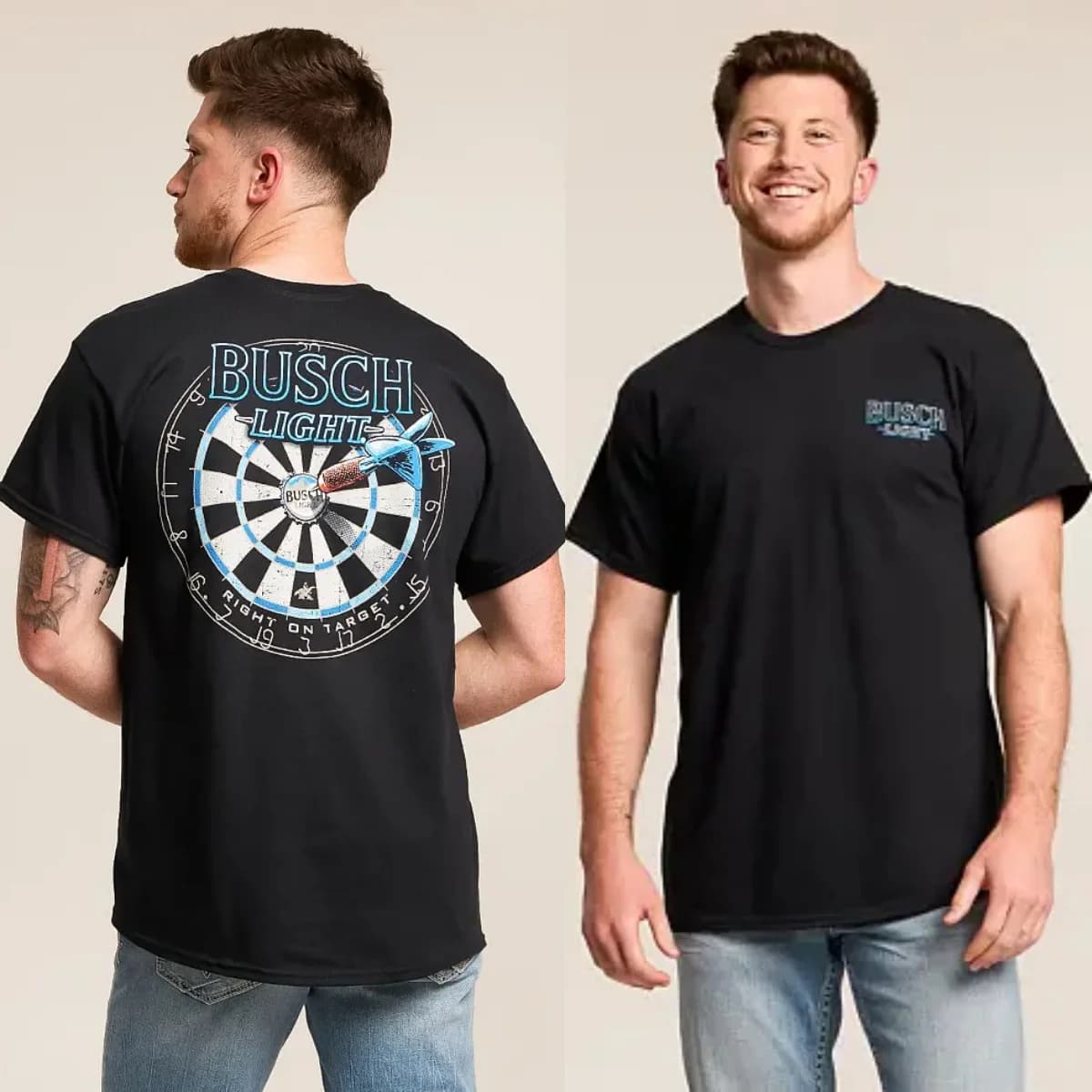 On Target Classic Beer Brand Outdoor Casual T-shirt Cotton Graphic Tee Men Women Summer Streetwear