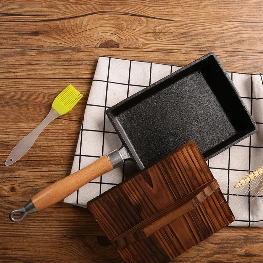 Traditional Japanese wooden pan cover for wok Tamagoyaki, non-stick pan, drop lid, kitchen tool, home pot accessory