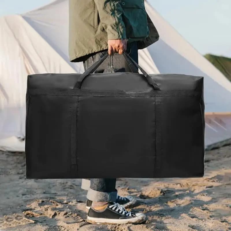 Nuovo! 1 Pezzo Borsa Extra Large Impermeabile per Traslochi, Borsa per Bucato e Shopping in Tessuto Oxford, Cubo Organizzatore 80*48*25cm, Strumento per l'Organizzazione e lo Stoccaggio Domestico