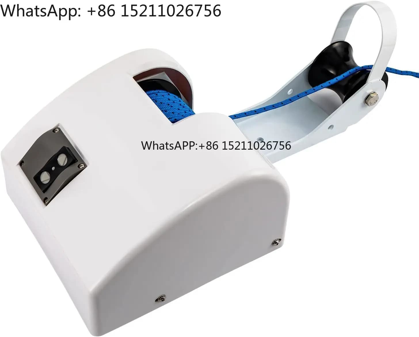 Verricello Elettrico per Ancora da Barca 12V 45LBS con Telecomando Wireless per Acqua Salata