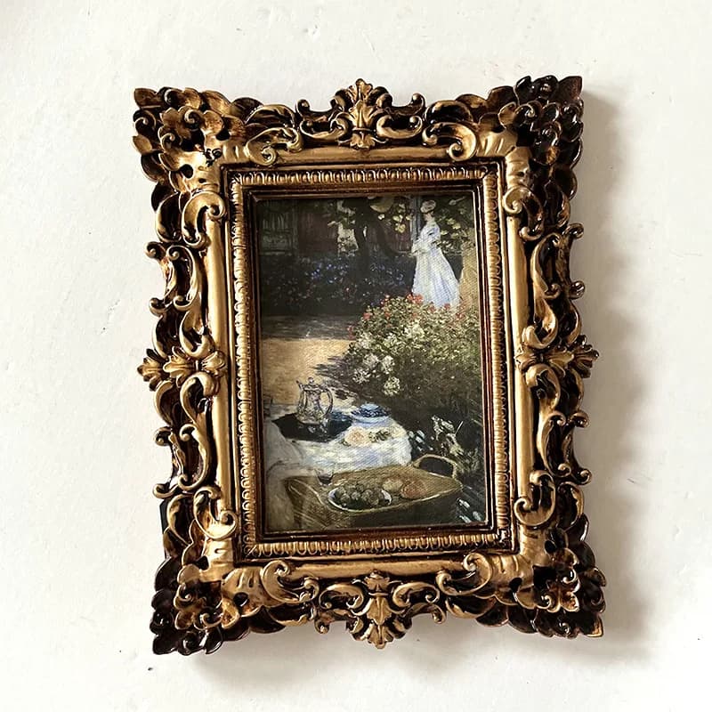 European 6 Inch Resin Tabletop Photo Frame, Creative Wedding Picture Frame, Wedding Gift for Wedding Photos, Photo Studio Decor