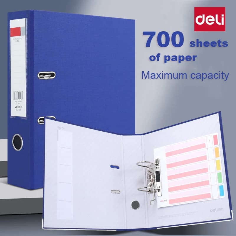 Large Capacity A4 File Folder Binder Folders Document Organizer Waterproof Dustproof Desktop Storage Document Holder Contract
