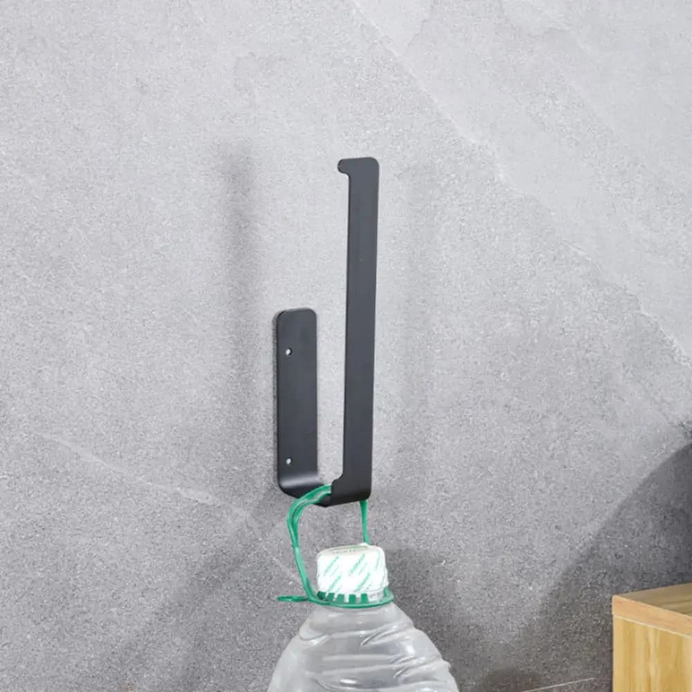 Set di Accessori Dorati: Portasciugamani Autoadesivo Nero, Porta Asciugamani da Bagno Senza Foratura, Design Senza Perforazioni, per Cucina