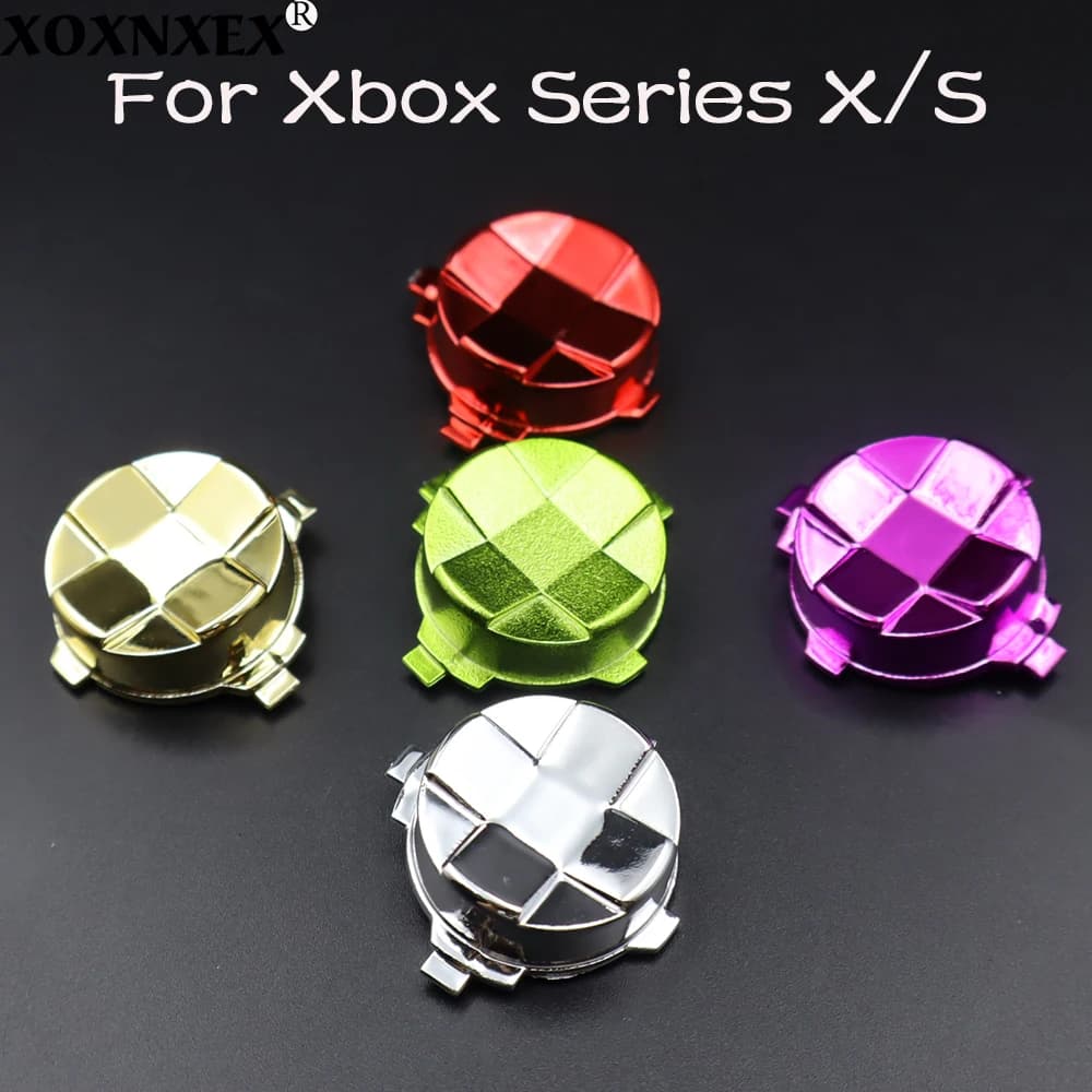 1pc Electrop Sostituzione Dpad D Pad Placcatura Pulsante Direzione Chiave Bottoni Croci Per Xbox Serie X/S Controller Accessori di Gioco