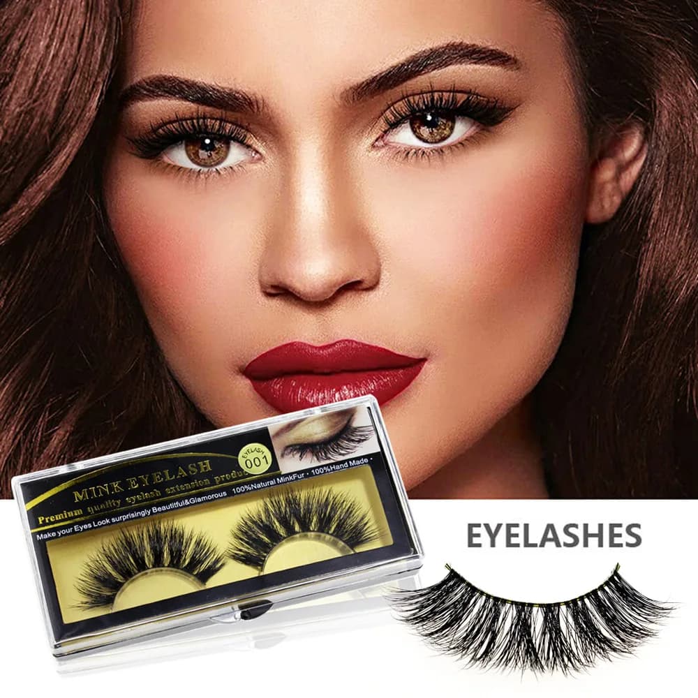 DOCOCER hand made mink eyelashes 10 styles Volume natural eyelashes wholesale fake lashes Maquillaje fake eyelashes