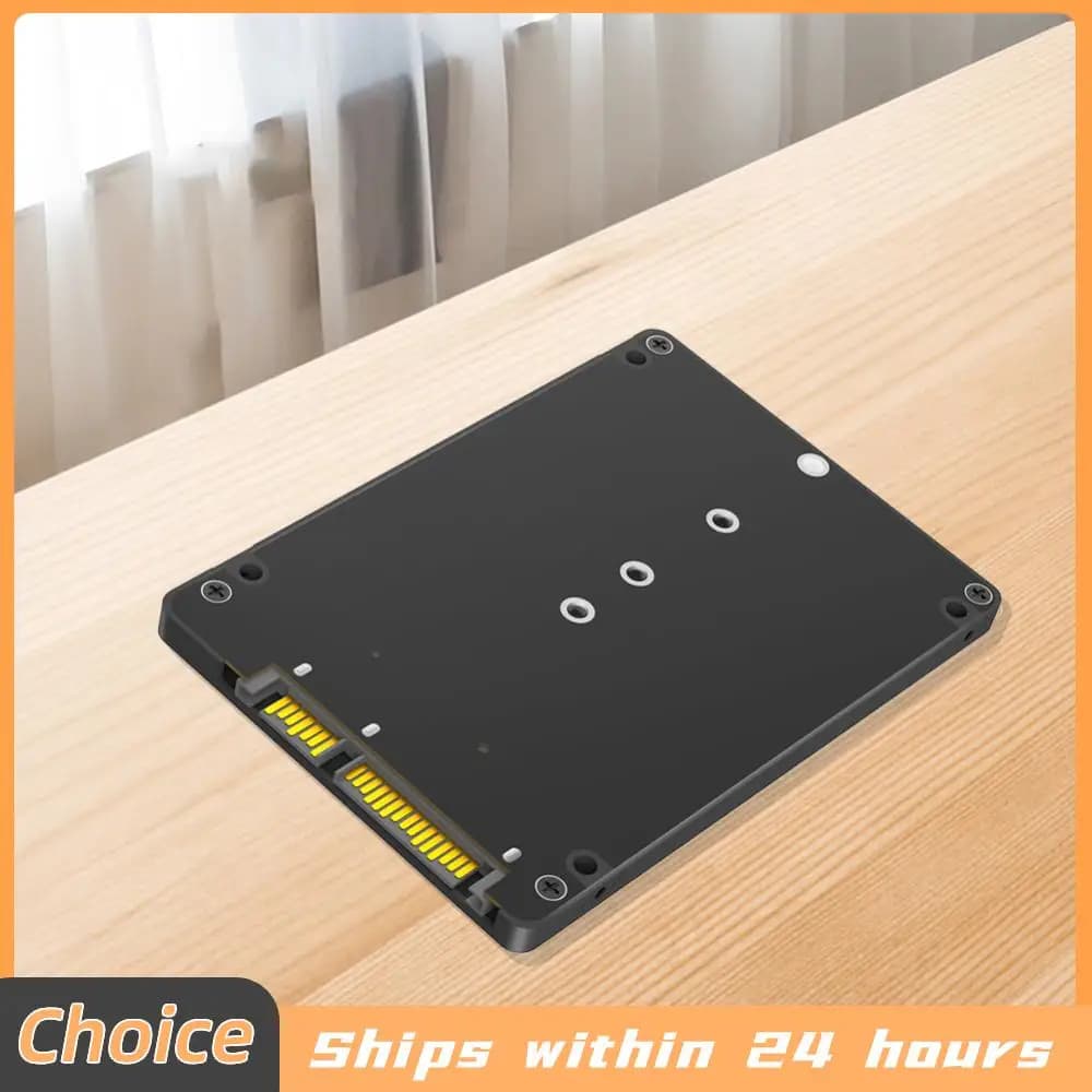 Adattatore M.2 NGFF Chiave B a SATA 2.5 Pollici, Custodia SSD 6Gbps, Box Esterno per SSD M.2 2230 2242 2260 2280