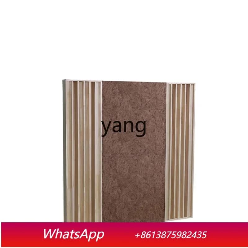 Modulo di diffusione acustica in legno massello di pino LH, materiale decorativo per l'isolamento acustico del home theater.