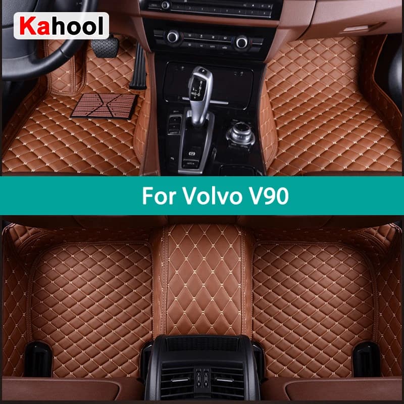 Tappetini Auto personalizzati KAHOOL per Volvo V90 Auto tappeti Foot Coche Accessorie
