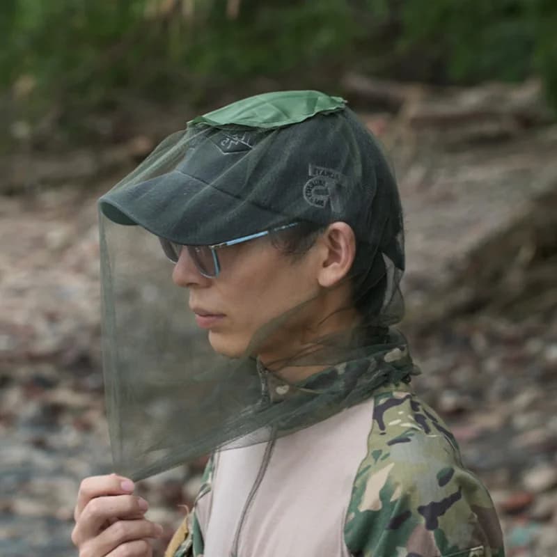 1/3/5 pz zanzariera campeggio all'aperto viaggio testa e collo protezione Anti Mosquit maglia traspirante copertura completa della testa cappello da pesca