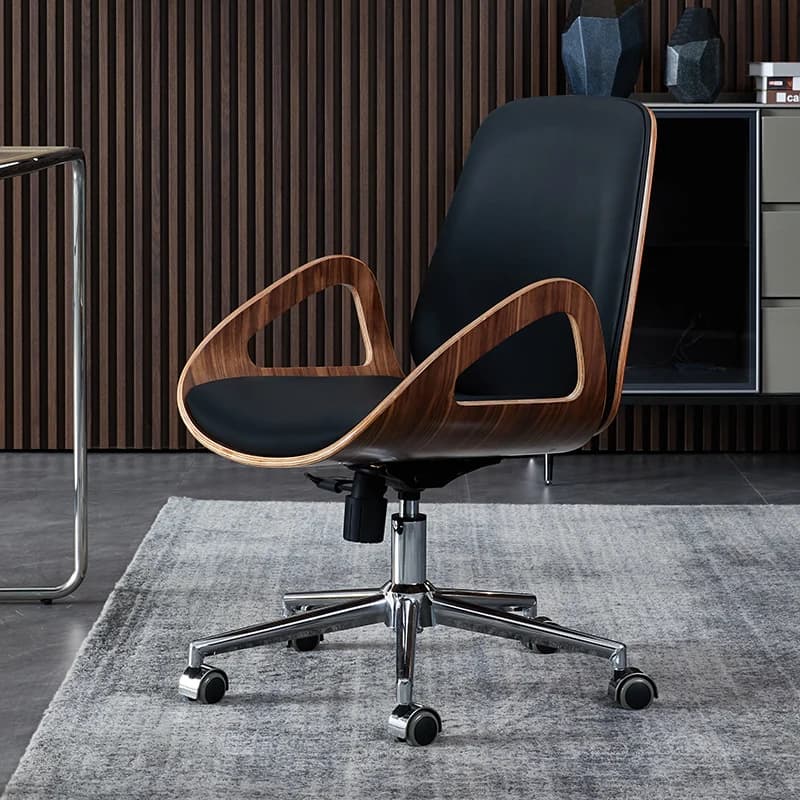 Sedia da ufficio ergonomica Sedile da scrivania per computer minimalista di lusso con comode sedie da gioco girevoli Mobili da studio per camera da letto di casa