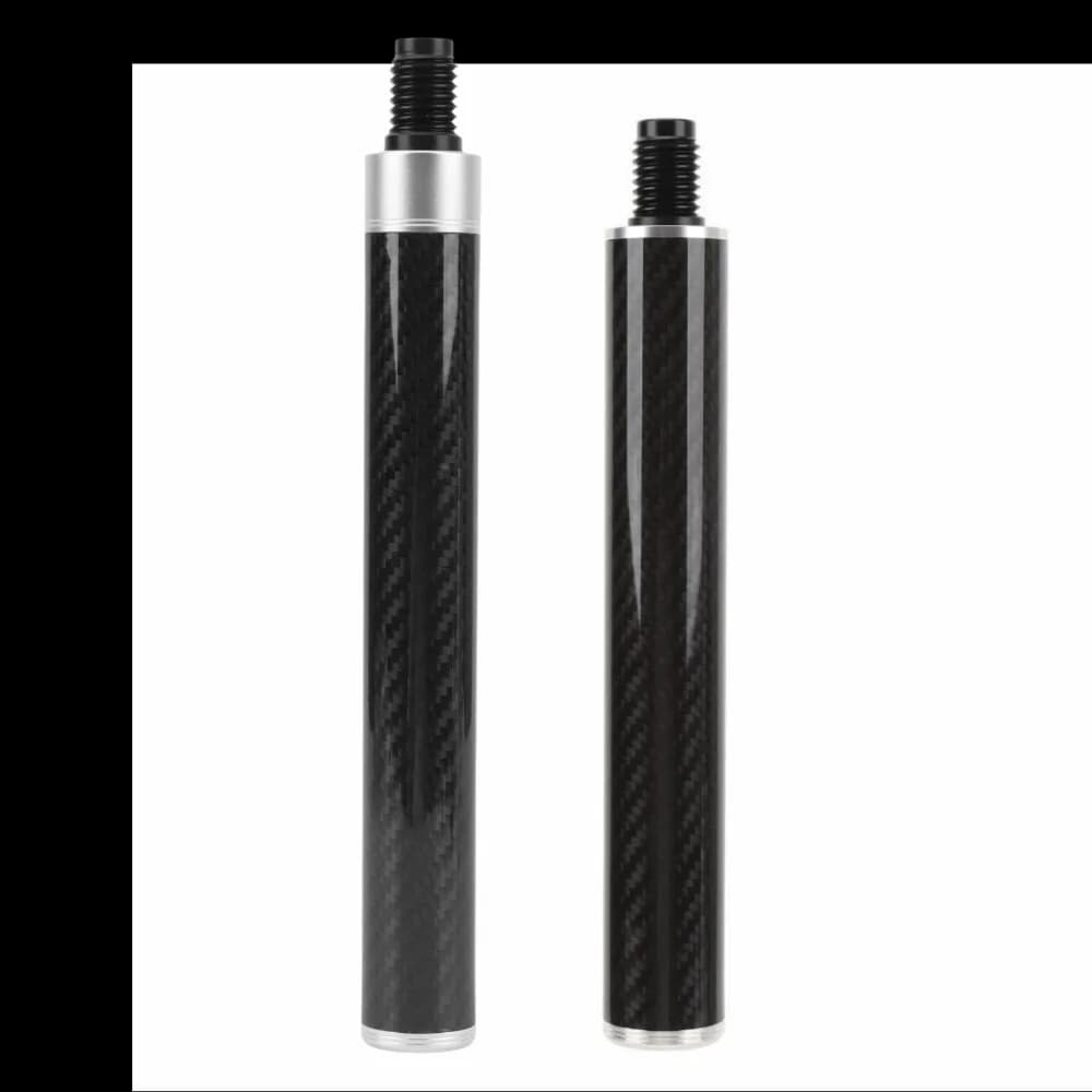 8 Inch Length Pool Cue Extension 9 Inch Length Carbon Fiber Material Billiard Cue Extension Threaded Connection Structure