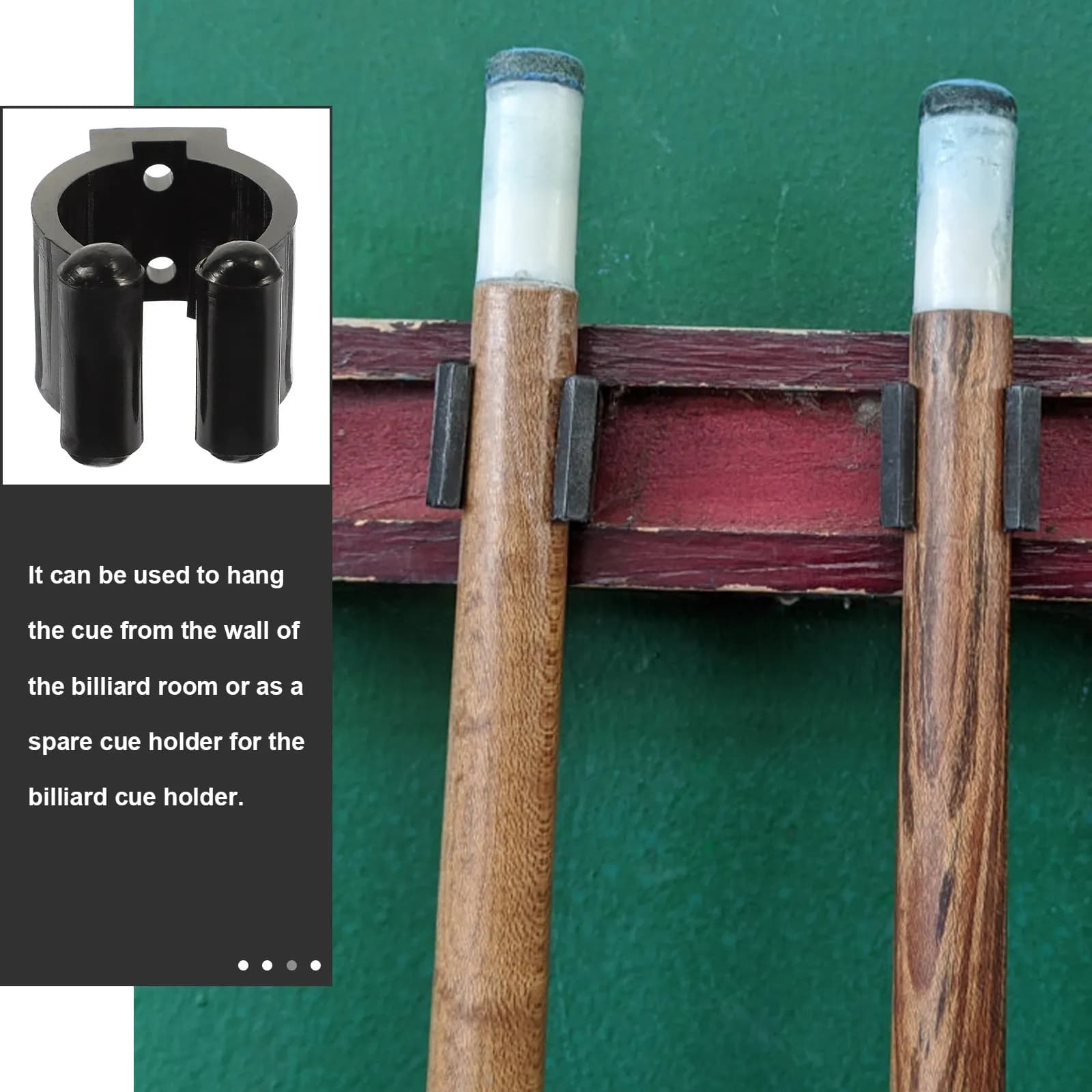 Fishing Rod Holder Clips 12 Pack Durable Plastic Pole Clamps for Storage Rack Pool and Billiard Cues
