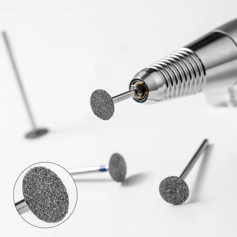 *New Electric Nail Drill Bit Nail Polishing Removal Head Disc Grinding Burr T Mills Grinder Cuticle Cutter Art Tools