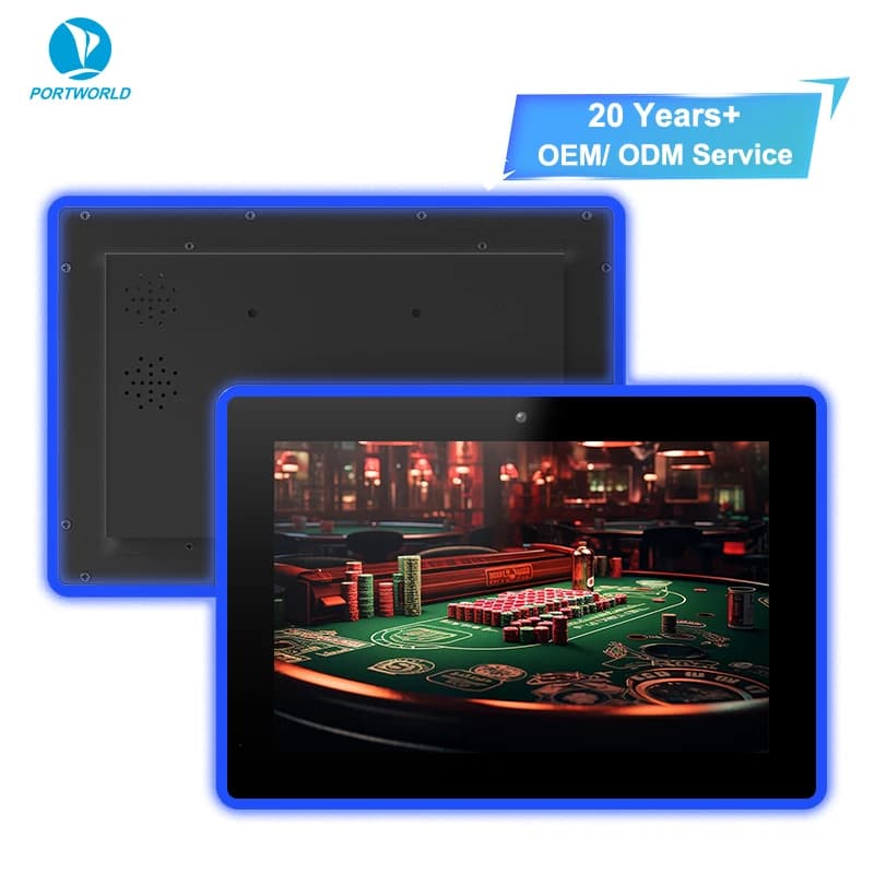 2026Portworld YC-LE101 10.1" VESA Mount IPS LCD Touch Screen All-in-One POE NFC Android 11 Tablet