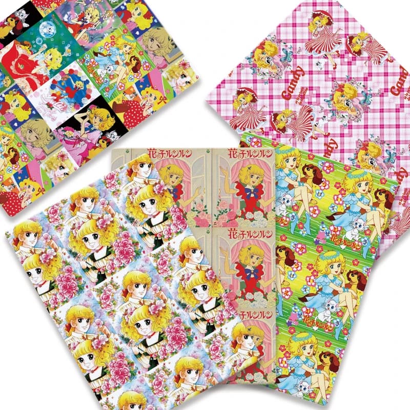 Classico cartone animato fai da te tessuto di cotone poliestere cotone cucito a mano e patchwork trapuntato vestito per bambini tenda dressome stampa popolare