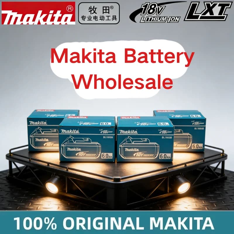 Batteria ricaricabile BL1860 originale al 100%, adatta per batteria Makita 18V 6Ah 5Ah 9Ah, BL1850 BL1880 BL1860B LXT400