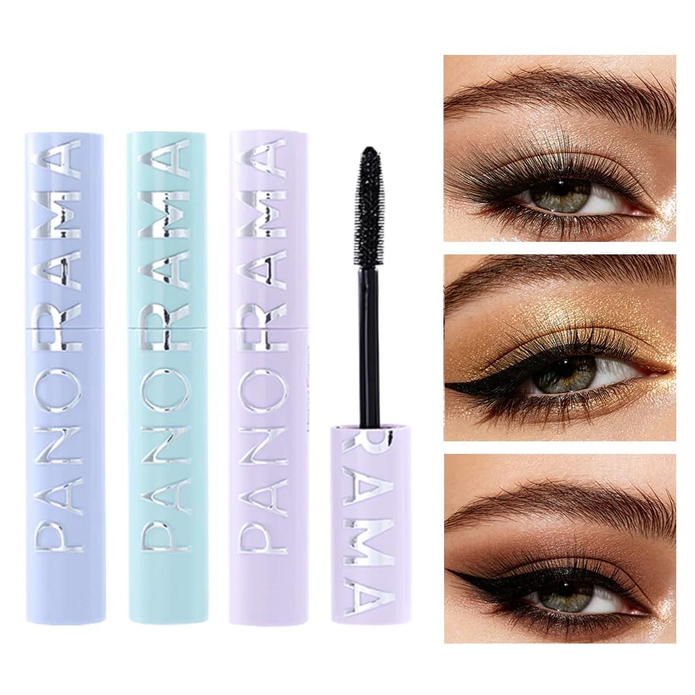 Set di mascara volumizzante e incurvante, waterproof e anti-sbavatura