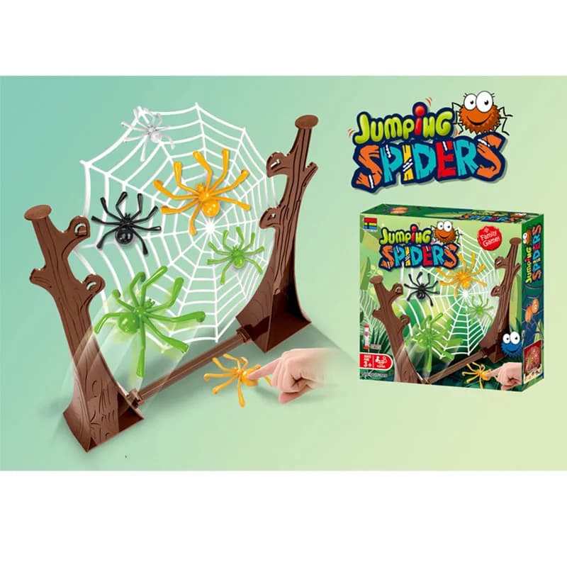 Gioco da tavolo Jumping Spider Launch - Giocattolo interattivo per feste in famiglia, set educativo che rimbalza, regalo ideale di Natale per Halloween di compleanno