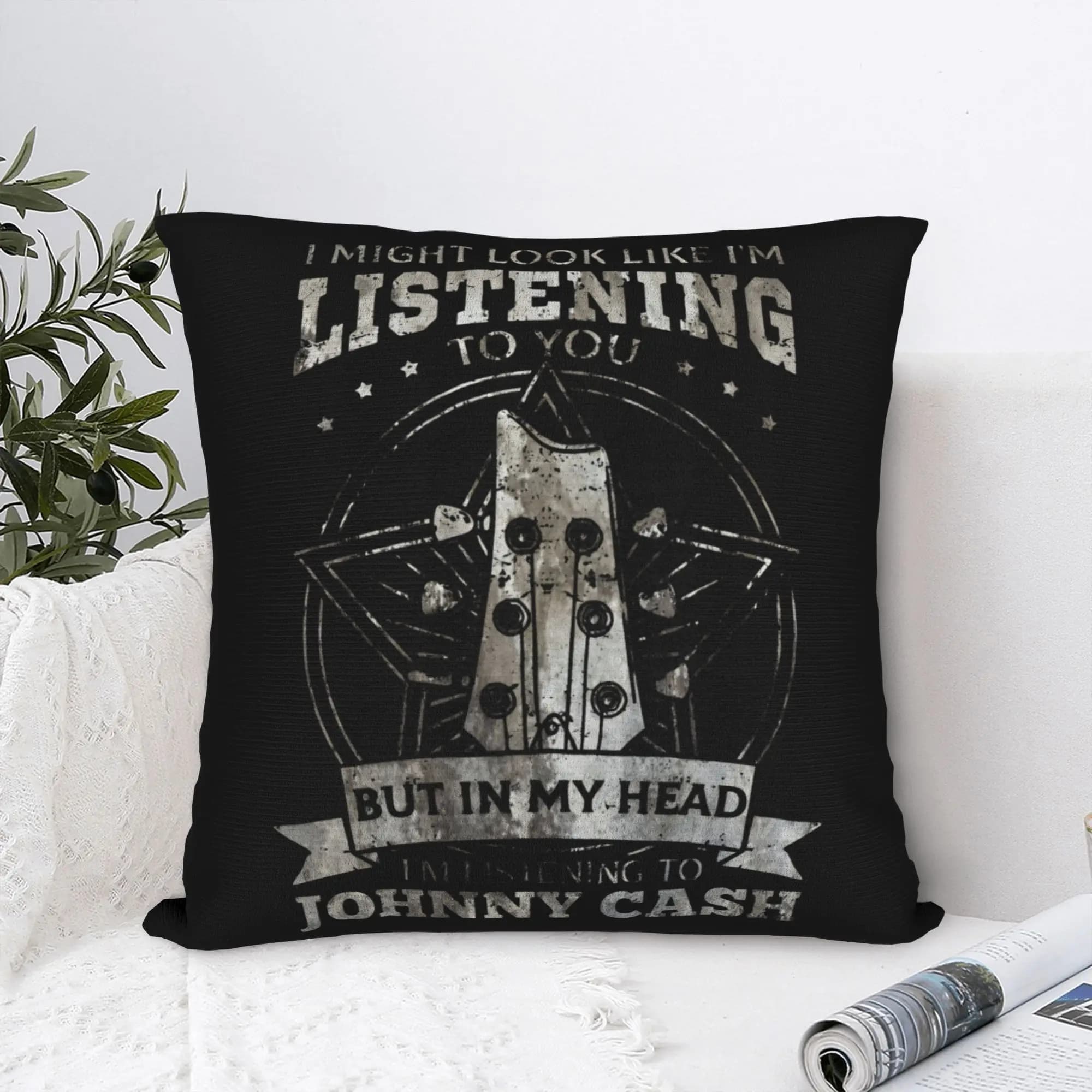 Johnny Cash 2026 Tour car decoration, pillow covers, square covers, different sizes