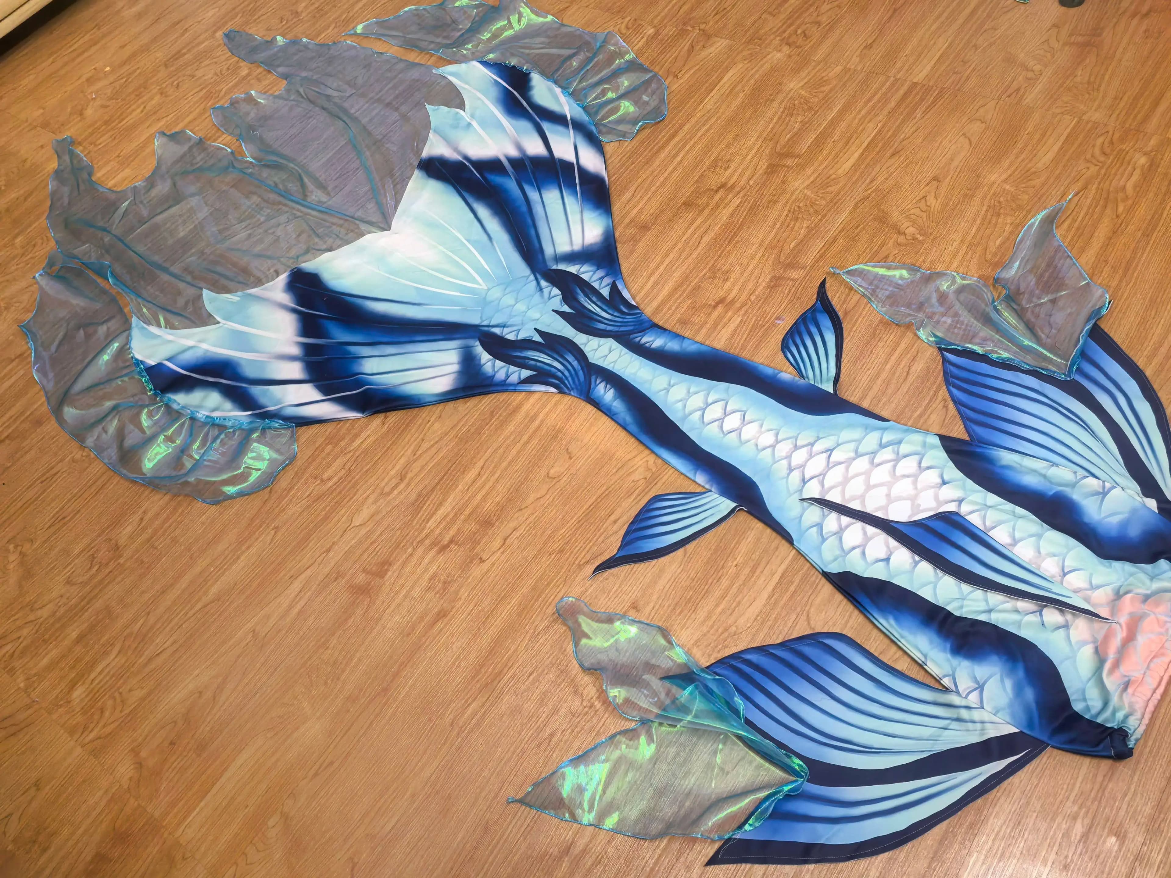 Mermaid Tail Swimsuit Aquarium Shooting Performance Fish Skin Glitter Adult Mermaid cosplay Performance Tailored