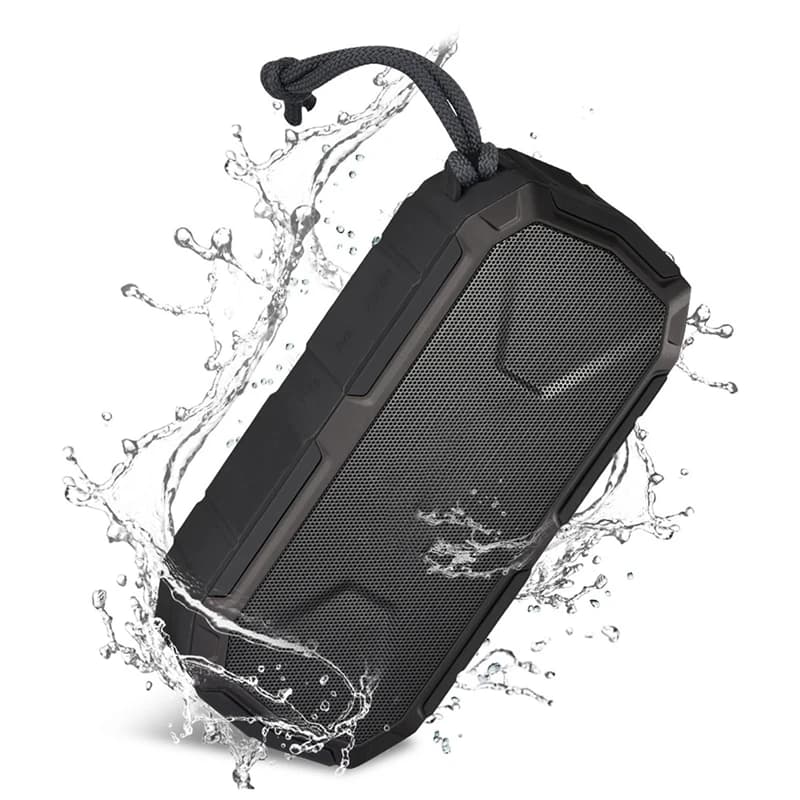 Altoparlante Bluetooth wireless impermeabile esterno con suono stereo USB/AUX/TWS profondo abbinamento chiamate in vivavoce per il campeggio