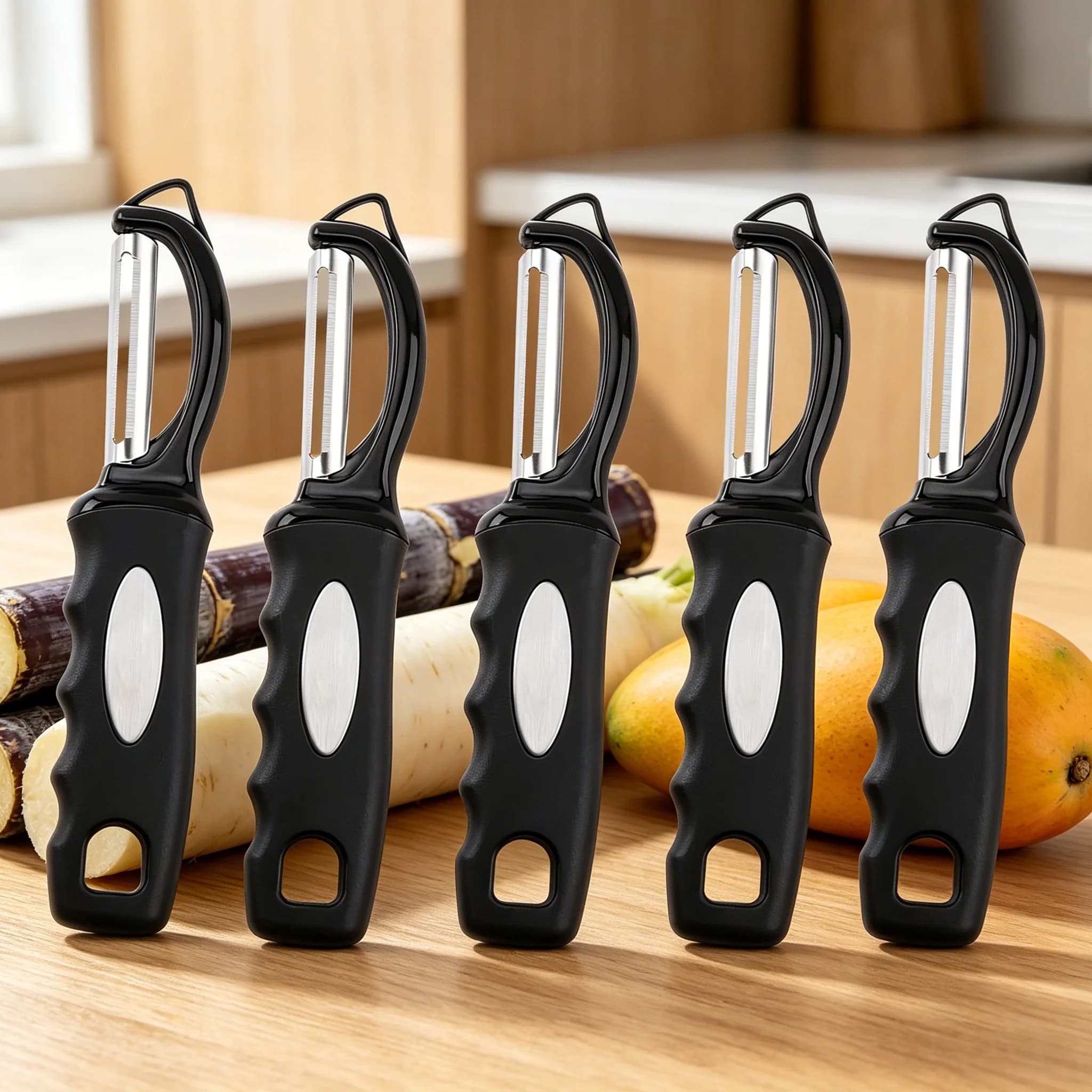 New Peeling Knife Vegetable Fruit Peeler With Ultra Sharp Blade Hard Skin Scraper Ergonomic Non-Slip Handle Kitchen Cooking Tool