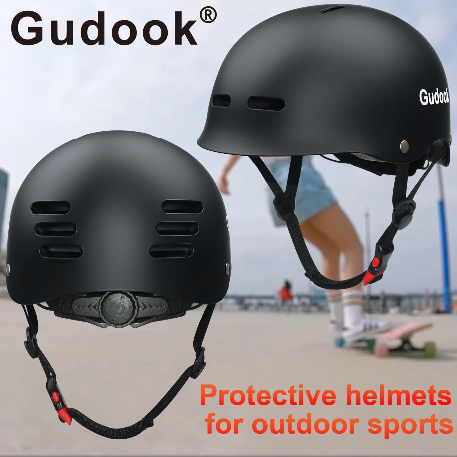 Cycling Skateboard helmet Extra large head circumference L 58-61 cm and XL 61-64 cm