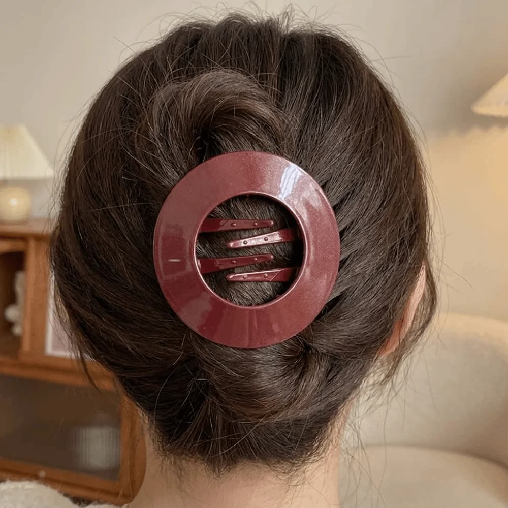 Strong Teeth Zero-Pressure Hair Clip Soft Clips Bendable Design Seamless Hair Clip Safe ABS Material Updo Hair Accessory