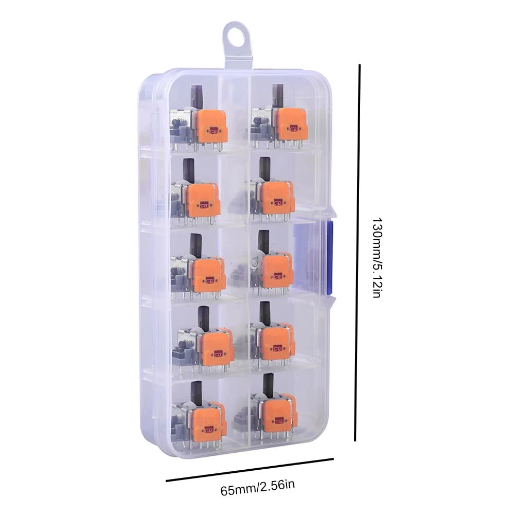Joystick ad effetto Hall con sensore analogico 3D da 10 pezzi per controller di gioco Playstation 5 Thumb Stick per PS5/PS4/Xbox/Switch Pro/Xbox one