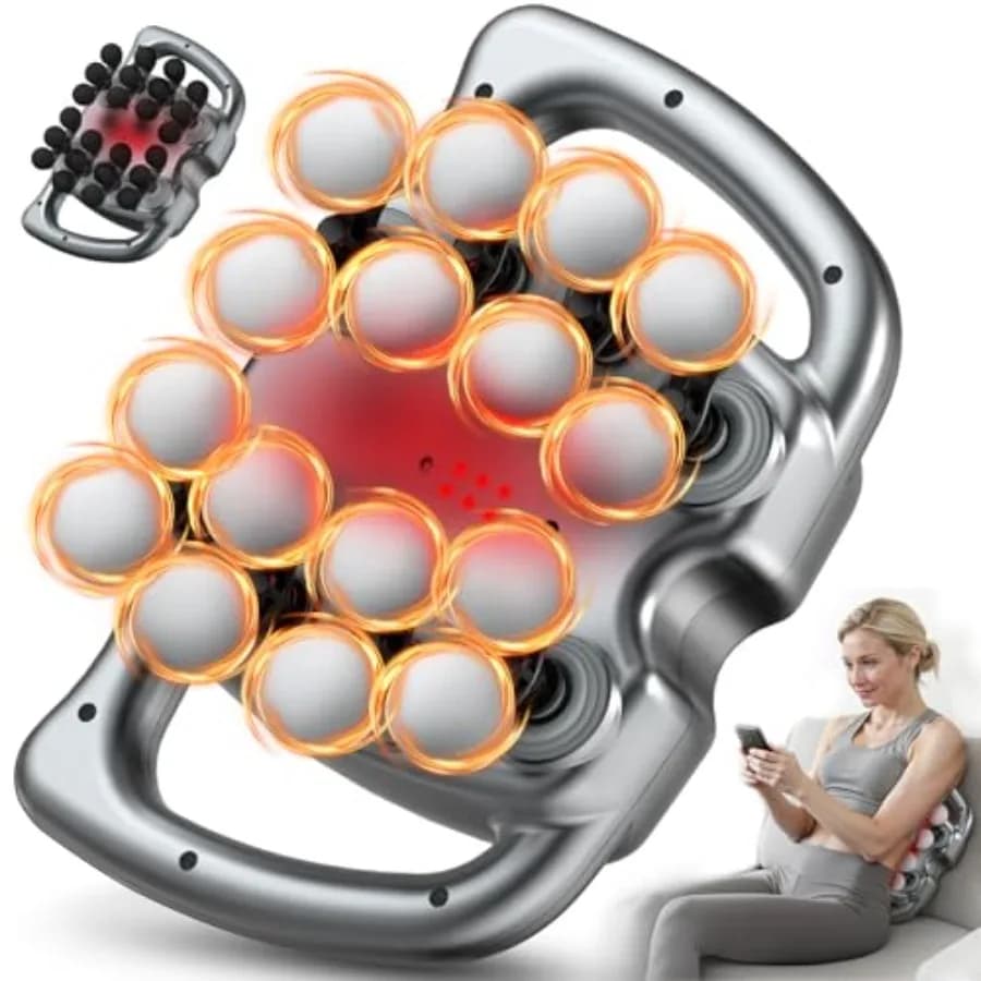 24 16 Head Massage Gun Deep Tissue Body Massage for Back Shoulders Neck Legs Foot with 9 Modes 30 Levels Percussion Massager fo