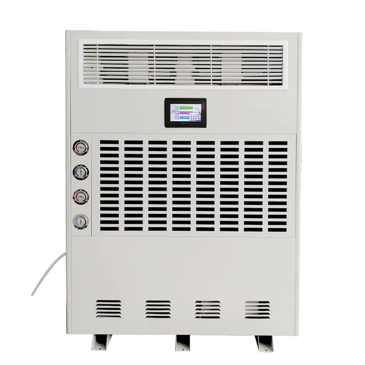 Deumidificatore industriale con sistema diviso da 20 kg/h, temperatura di raffreddamento e riscaldamento, essiccazione dell'aria, per uso in piscina