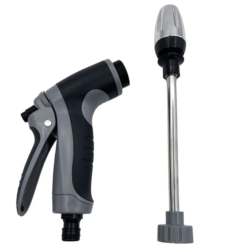 High-Pressure Water Spray Gun - Garden/Car Washing Hose Nozzle Sprinkler Kit