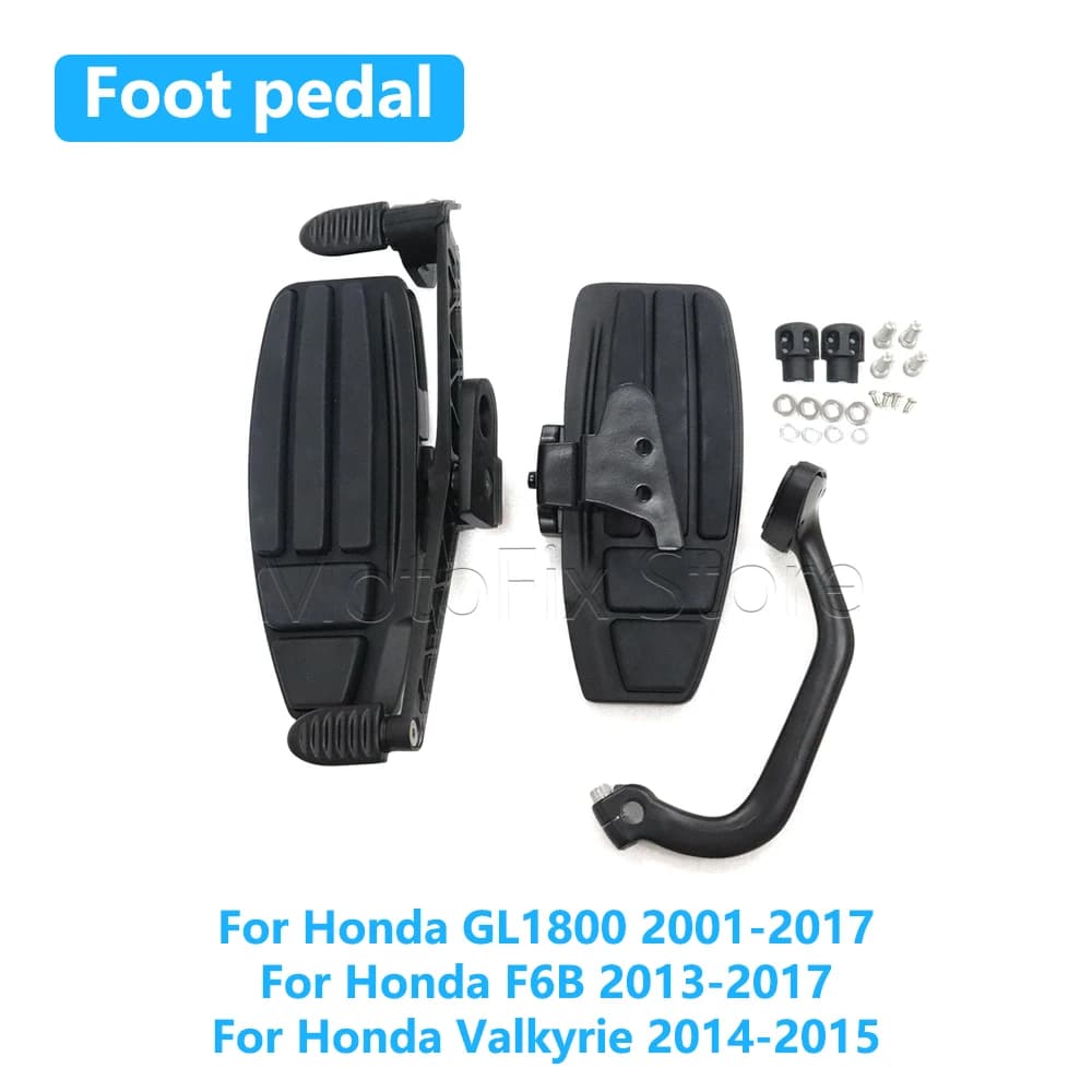 Accessori Moto: Kit Pedali Poggiapiedi per Conducente Honda Goldwing GL1800 F6B Valkyrie 2001-2013 2014 2015 2016 2017