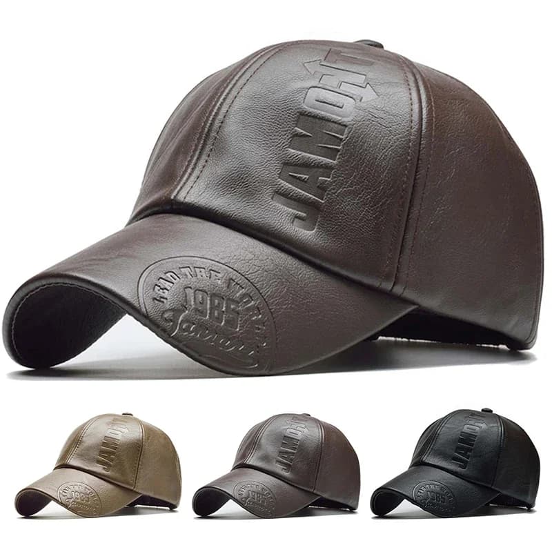 Cappellini da Baseball Unisex in Pelle con Stampa '1985', Regolabili per Primavera e Autunno, Cappelli Casual da Esterno, Protezione Solare, Cappello Sportivo da Golf