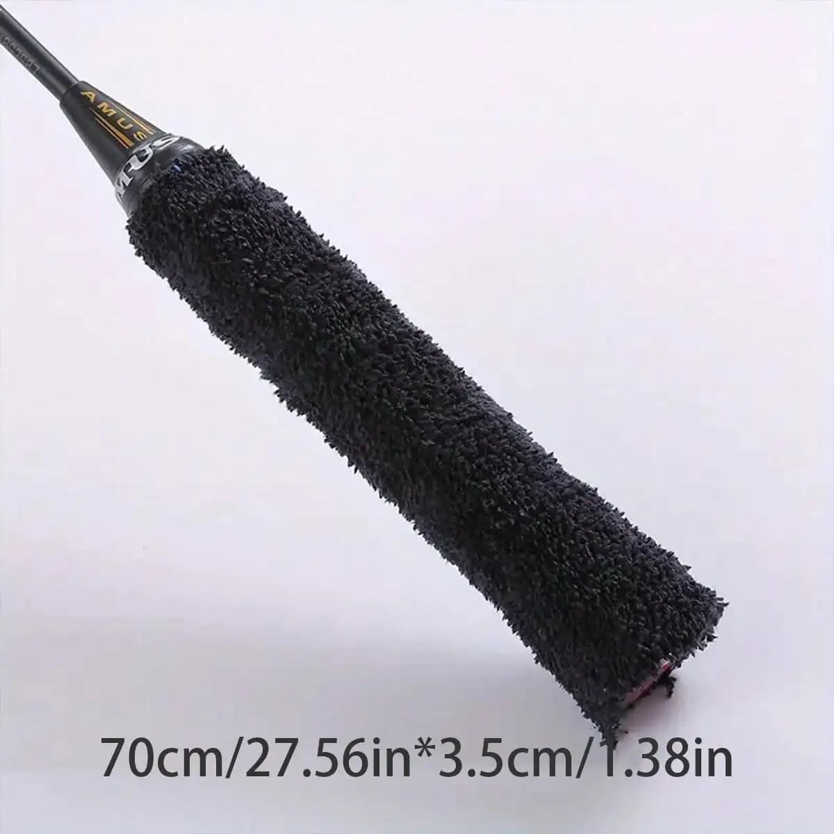 1 pezzo, impugnatura sportiva multiuso antiscivolo - perfetta per badminton, tennis, canne da pesca - fascia in microfibra inclusa