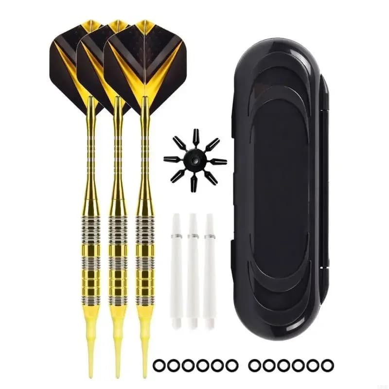 3pcs/pacco da 21 g punta morbida Darts Set per animali domestici standard, punta plastica tramoglini in alluminio