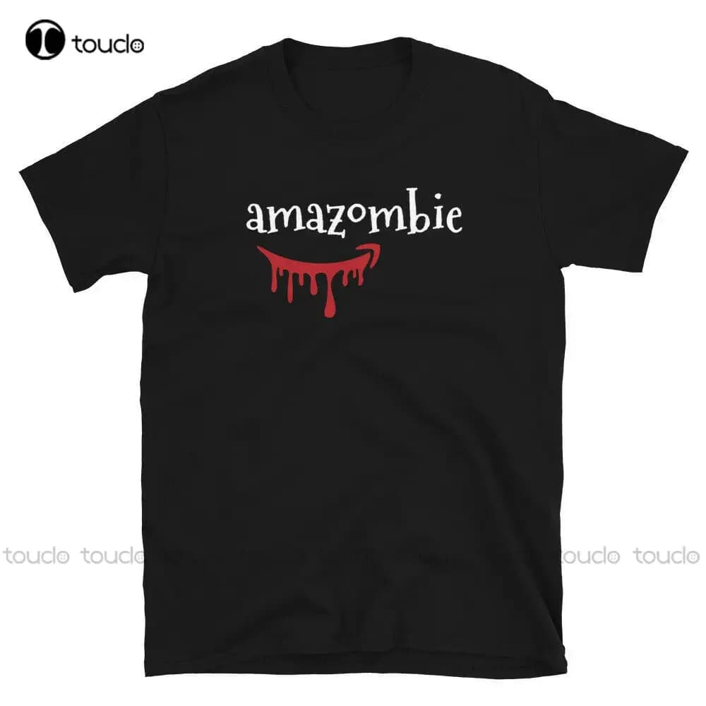 Maglietta Amazombie Zombie Maglietta unisex Maglietta da golf da donna Maglietta personalizzata Aldult Teen unisex con stampa digitale Moda Divertente Nuovo