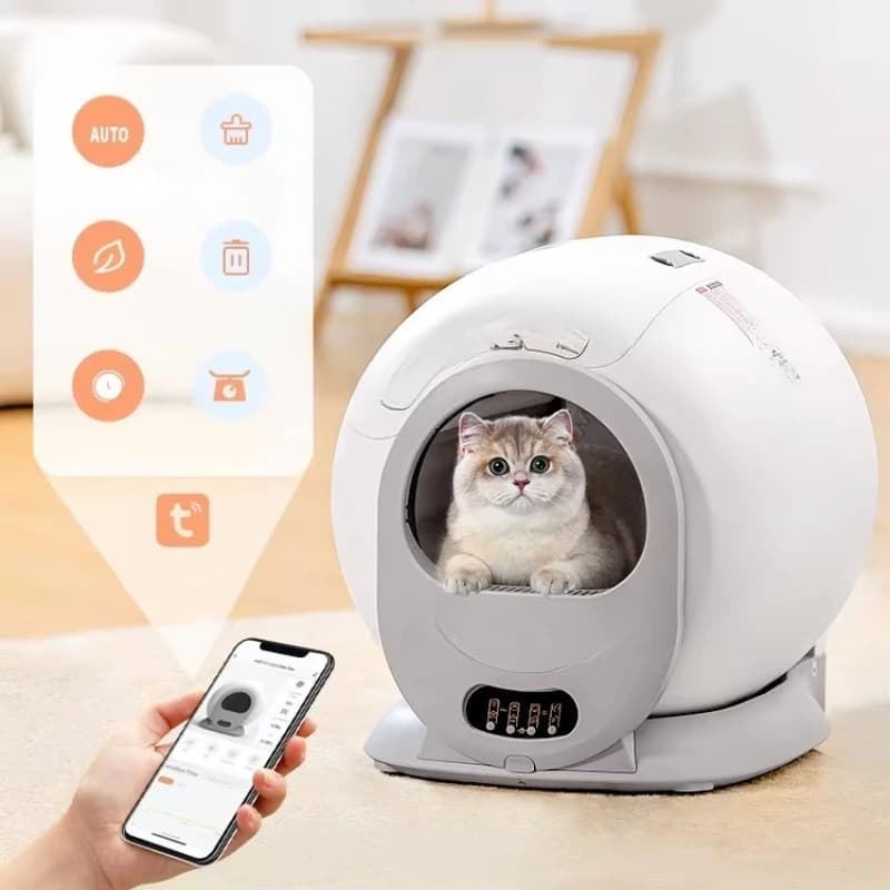 Lettiera per Gatti Intelligente Autopulente con Personalizzazione
