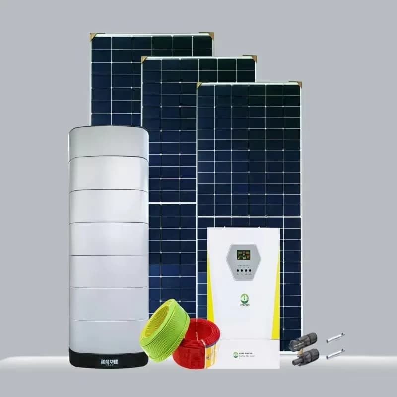 Sistema completo di pannelli solari off-grid da 11 kW Batteria agli ioni di litio al silicio monocristallino Inverter a onda sinusoidale pura Uso domestico
