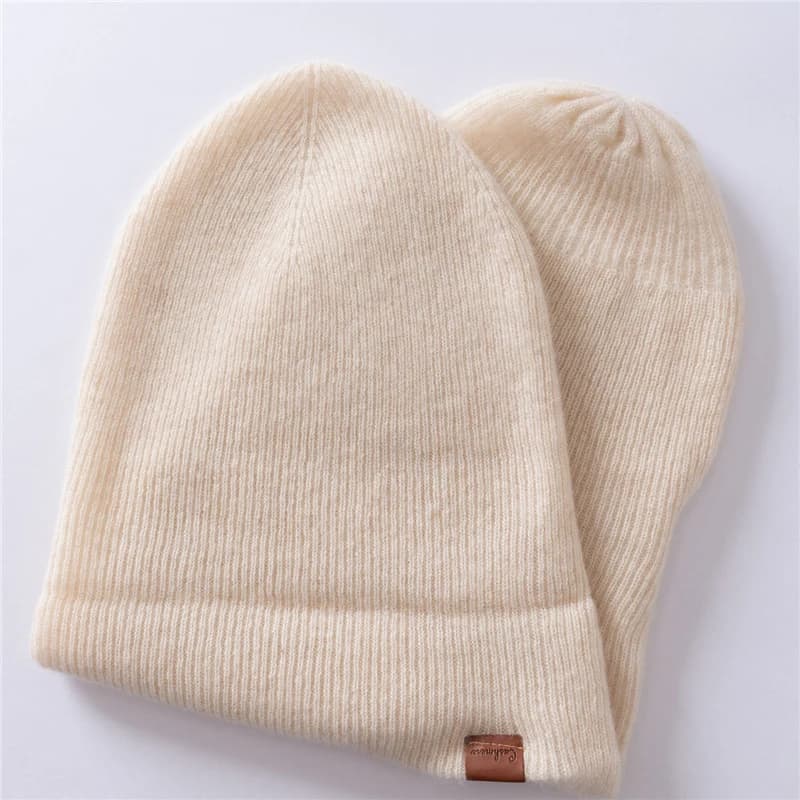 DjzDsm Winter Hats for Women/Men Outdoor Casual Beanies Knit Cashmere Beanie Caps Two-Layer Thicken Hat Windproof Warm Cap For