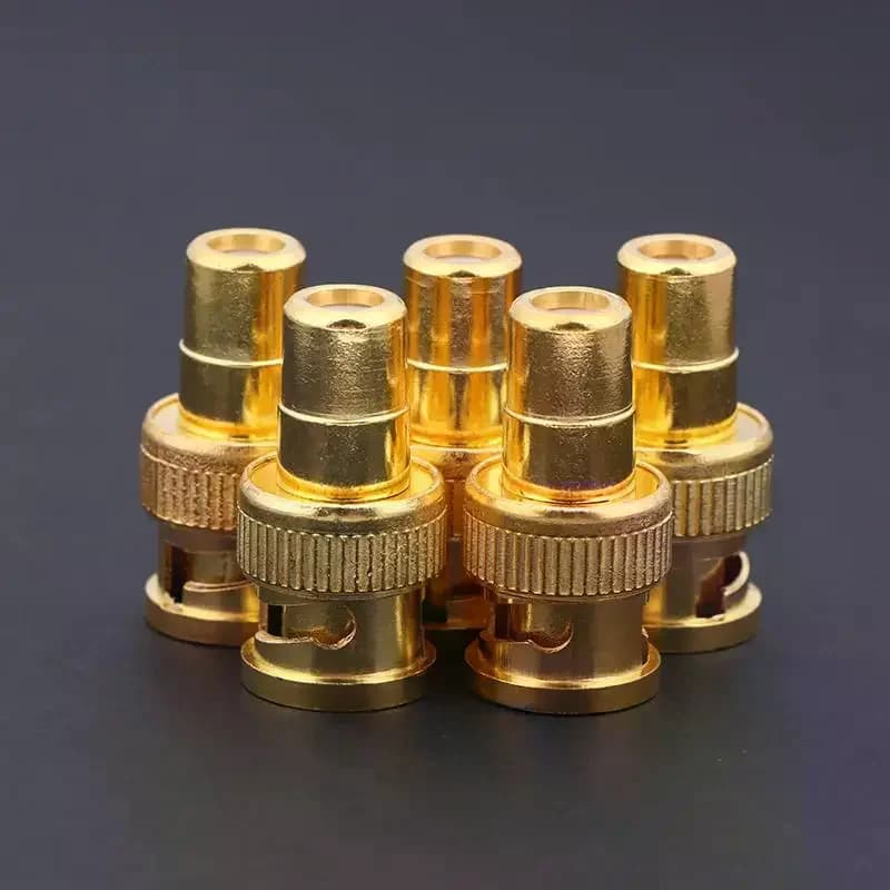 Audio Cables Video AV Adapter BNC male-female Connector plated gold 75ohm BNC male-female